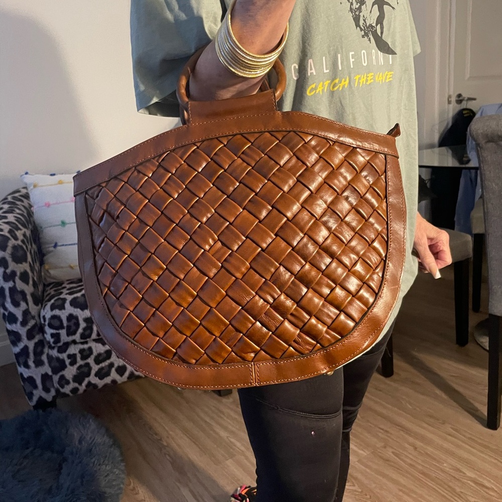 BrandNew! Patricia Nash Woven leather bag!!